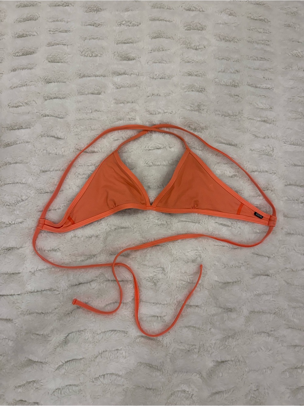 Orange Triangle Bikini Top - Women Swim